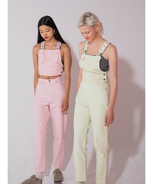 CHAROL（シャロル）の「【Lee×CHAROL】カラーデニムパンツ（デニムパンツ・レディース・ピンク/グリーン・M/S）」の15枚目の写真