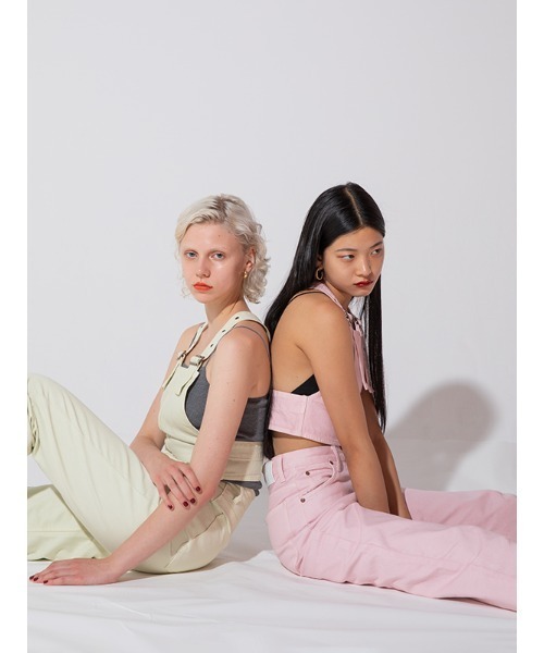 CHAROL（シャロル）の「【Lee×CHAROL】カラーデニムパンツ（デニムパンツ・レディース・ピンク/グリーン・M/S）」の17枚目の写真