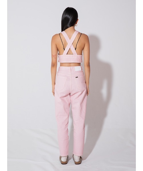 CHAROL（シャロル）の「【Lee×CHAROL】カラーデニムパンツ（デニムパンツ・レディース・ピンク/グリーン・M/S）」の9枚目の写真