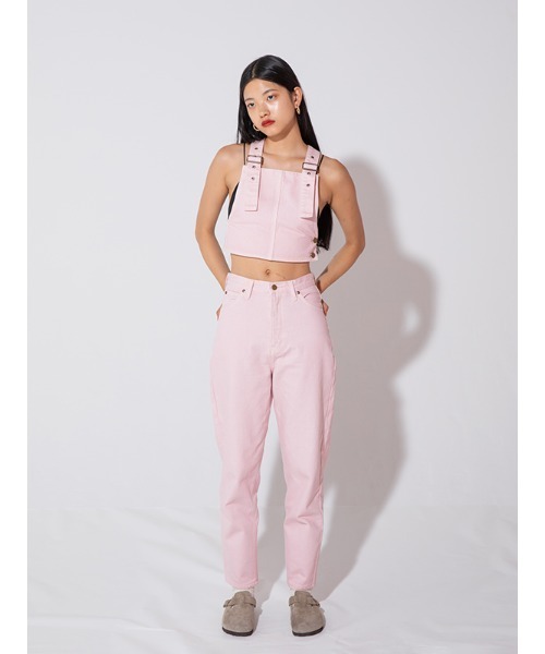 CHAROL（シャロル）の「【Lee×CHAROL】カラーデニムパンツ（デニムパンツ・レディース・ピンク/グリーン・M/S）」の10枚目の写真