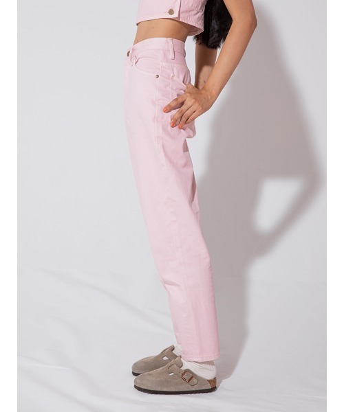 CHAROL（シャロル）の「【Lee×CHAROL】カラーデニムパンツ（デニムパンツ・レディース・ピンク/グリーン・M/S）」の11枚目の写真