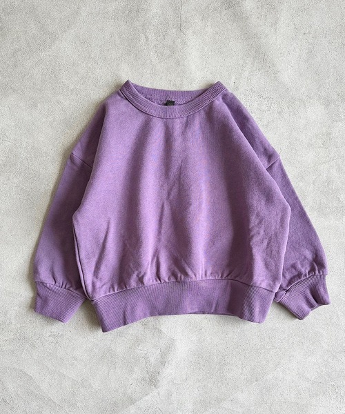 Life Support Products（ライフサポートプロダクツ）の「裏毛ムジトレーナー（80～150cm）（スウェット・キッズ・グレー系その他/オレンジ/ブラック/ネイビー/杢グレー/オフホワイト/グレー系その他2/ラベンダー/レッド系その他/グリーン/レッド/ホワイト系その他/ダークブルー/ブルー系その他/グリーン系その他/ベージュ/ライトピンク/カーキ・100/110/120/130/140/150/80/90/95）」の14枚目の写真