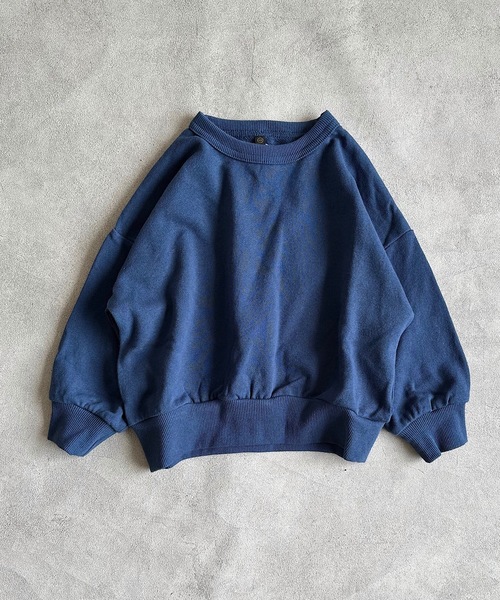 Life Support Products（ライフサポートプロダクツ）の「裏毛ムジトレーナー（80～150cm）（スウェット・キッズ・グレー系その他/オレンジ/ブラック/ネイビー/杢グレー/オフホワイト/グレー系その他2/ラベンダー/レッド系その他/グリーン/レッド/ホワイト系その他/ダークブルー/ブルー系その他/グリーン系その他/ベージュ/ライトピンク/カーキ・100/110/120/130/140/150/80/90/95）」の11枚目の写真