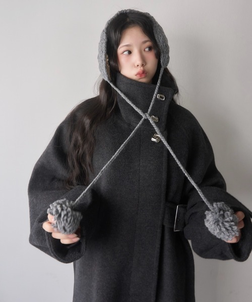 ケーブルニットイヤーマフ（イヤーマフ）｜mellowneon（メロウネオン