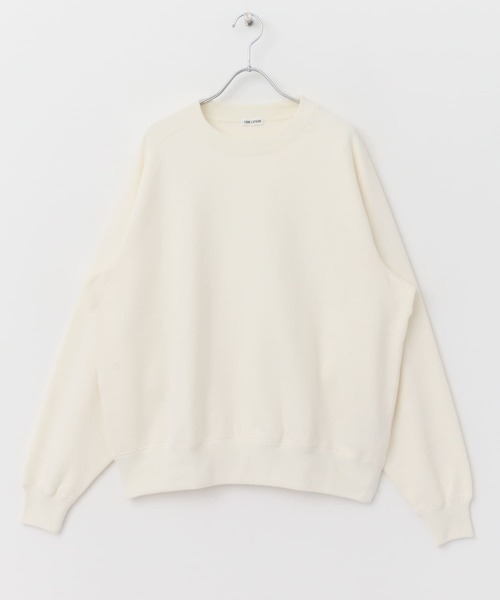 FORK&SPOON（フォークアンドスプーン）の「FORK&SPOON　ラフィー裏毛クルーネックスウェット（スウェット・メンズ・アイボリー/チャコールグレー/ライトグレー・4/5）」の18枚目の写真