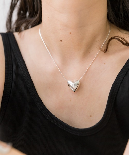 mystic（ミスティック）の「[Eau]hart necklace（ネックレス・レディース・シルバー・ONE SIZE）」の3枚目の写真