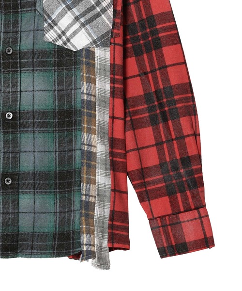 Needles(ニードルス)の「Needles Flannel Shirt->7 Cuts Shirt/Reflection MR348(シャツ/ブラウス・レディース・マルチ・SMALL)」の3枚目の写真