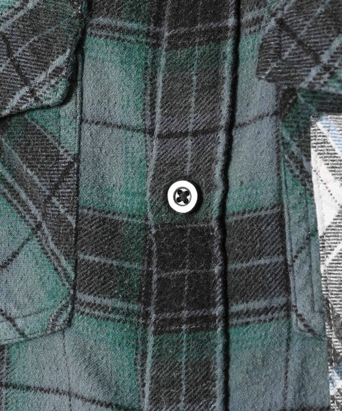 Needles(ニードルス)の「Needles Flannel Shirt->7 Cuts Shirt/Reflection MR348(シャツ/ブラウス・レディース・マルチ・SMALL)」の4枚目の写真