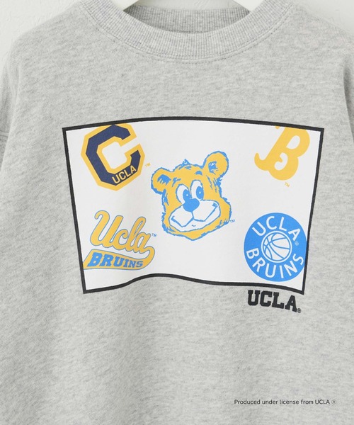 UCLA（ユーシーエルエー）の「【KIDS】【UCLA/ユーシーエルエー】TYPY別注スクエアプリントスウェット（スウェット・キッズ・アイボリー/ネイビー・S/M/XXL/XL/L）」の7枚目の写真
