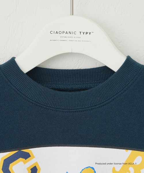 UCLA（ユーシーエルエー）の「【KIDS】【UCLA/ユーシーエルエー】TYPY別注スクエアプリントスウェット（スウェット・キッズ・アイボリー/ネイビー・S/M/XXL/XL/L）」の9枚目の写真