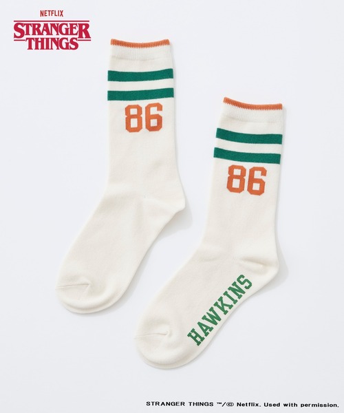 CIAOPANIC TYPY（チャオパニックティピー）の「【WEB限定】【Stranger Things/ストレンジャー・シングス】3Pセットアソート柄ソックス（ソックス/靴下・レディース・ホワイト・MEDIUM/SMALL）」の7枚目の写真