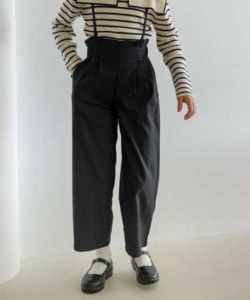 GLOBAL WORK（グローバルワーク）の「起毛サスツキワイドパンツ/975742（その他パンツ・キッズ・ホワイト系その他/グレー系その他/グレイッシュベージュ/ブラック・110cm/150cm/160cm/100cm/130cm/120cm/140cm）」の19枚目の写真