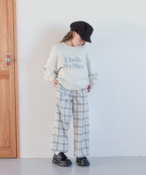 GLOBAL WORK（グローバルワーク）の「起毛サスツキワイドパンツ/975742（その他パンツ・キッズ・ホワイト系その他/グレー系その他/グレイッシュベージュ/ブラック・110cm/150cm/160cm/100cm/130cm/120cm/140cm）」の15枚目の写真