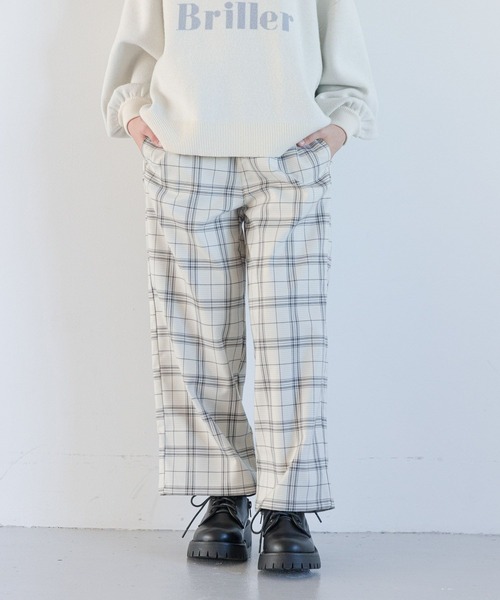 GLOBAL WORK（グローバルワーク）の「起毛サスツキワイドパンツ/975742（その他パンツ・キッズ・ホワイト系その他/グレー系その他/グレイッシュベージュ/ブラック・110cm/150cm/160cm/100cm/130cm/120cm/140cm）」の10枚目の写真