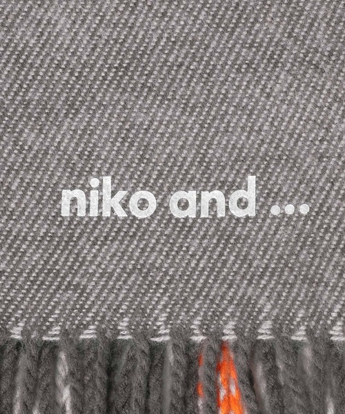 niko and...（ニコアンド）の「[スタッフプロデュース企画]チェックストール（ストール/ショール・レディース・ブルー/グレー/その他1・0）」の19枚目の写真