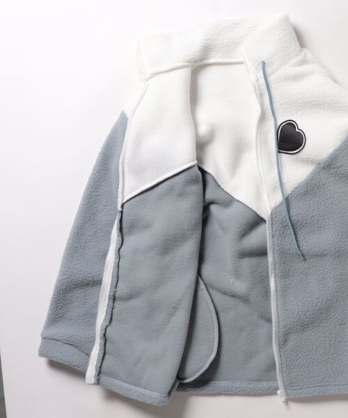 Mayree（メイリー）の「【Mayree】モコモコ ボアジャケット（ブルゾン・レディース・ピンク/ブルーグレー・LARGE/MEDIUM/X-LARGE）」の8枚目の写真