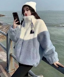 Mayree | 【Mayree】モコモコ ボアジャケット(ブルゾン)