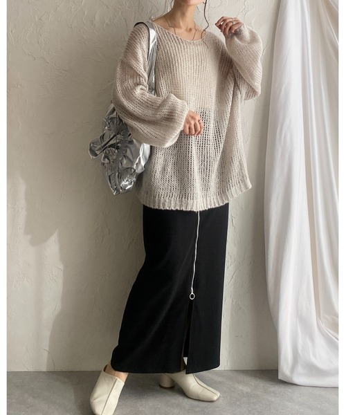 She's Closet(シーズクローゼット)の「メタリックシャーリングショルダーバッグ/肩掛けトートバッグ(ショルダーバッグ・レディース・アイボリー/ゴールド/ブラック/シルバー・FREE)」の19枚目の写真