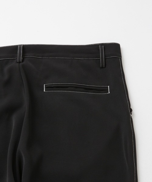 JUNRED（ジュンレッド）の「配色ステッチセミフレアパンツ（その他パンツ・メンズ・ブラック・L/M/S）」の8枚目の写真