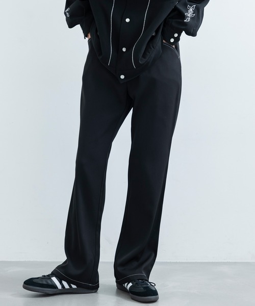 JUNRED（ジュンレッド）の「配色ステッチセミフレアパンツ（その他パンツ・メンズ・ブラック・L/M/S）」の13枚目の写真