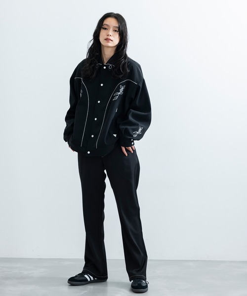 JUNRED（ジュンレッド）の「配色ステッチセミフレアパンツ（その他パンツ・メンズ・ブラック・L/M/S）」の15枚目の写真
