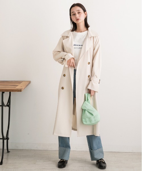 ad thie(アドティエ)の「ワンハンドル エンボスミニバッグ(ハンドバッグ・レディース・グリーン/オフホワイト/ブラック・FREE)」の10枚目の写真