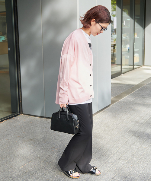 Spick & Span（スピックアンドスパン）の「イージーストレートパンツ（スラックス・レディース・ブラック・34/36/38/40）」の19枚目の写真