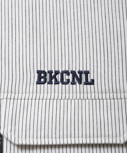 Back Channel(バックチャンネル)の「HALF ZIP H/S SHIRT(シャツ/ブラウス・メンズ・ネイビー/ホワイト・XX-LARGE/X-LARGE/LARGE/MEDIUM)」の4枚目の写真