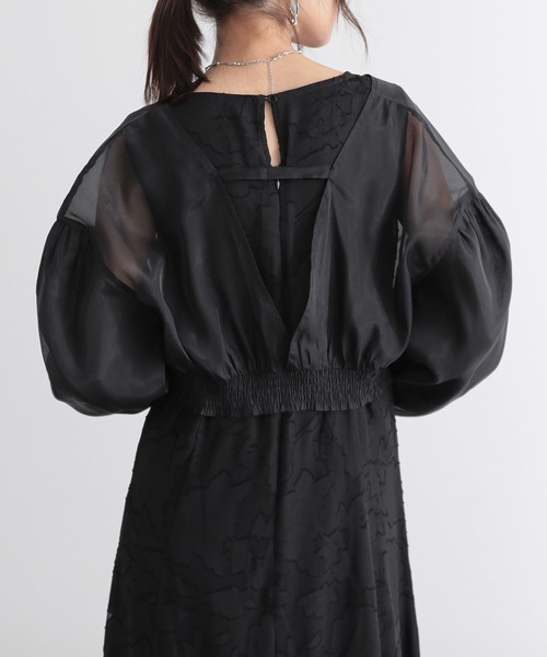 and it_（アンドイット）の「オケージョン オーガンジーショートジャケット（その他アウター・レディース・ブラック・S/M/L）」の7枚目の写真