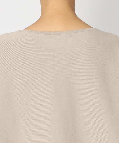 BARNYARDSTORM（バンヤードストーム）の「BARNYARDSTORM / ボートネックボリュームニット（ニット/セーター・レディース・ブルー/ベージュ/ブラック/ホワイト/インディゴブルー/ブラウン/グレイッシュベージュ・FREE）」の11枚目の写真