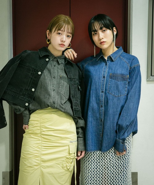 KEAキア＊新品デニムスコートとポケット&パッチが可愛い長袖シャツ上下 楽天市場】Kea キア レディース デニム スコート かわいい テニス