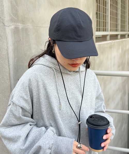 CIAOPANIC TYPY（チャオパニックティピー）の「紐付きCAP（キャップ・レディース・ベージュ/ブラック/アイボリー・ONE SIZE）」の8枚目の写真