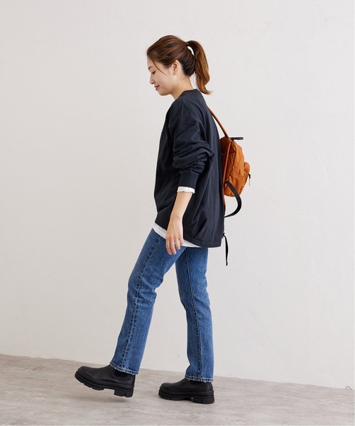 JOURNAL STANDARD（ジャーナルスタンダード）の「《追加5》タックスウェットシャツ（Tシャツ/カットソー・レディース・ホワイト/チャコールグレー/ブラック/モスグリーン/ブルー系その他・FREE）」の19枚目の写真