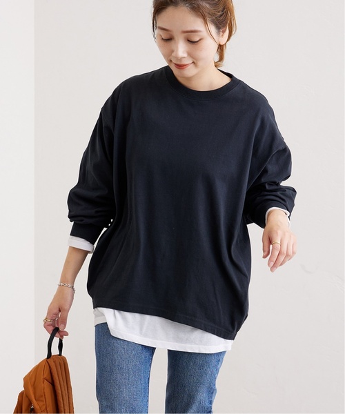 JOURNAL STANDARD（ジャーナルスタンダード）の「《追加5》タックスウェットシャツ（Tシャツ/カットソー・レディース・ホワイト/チャコールグレー/ブラック/モスグリーン/ブルー系その他・FREE）」の21枚目の写真