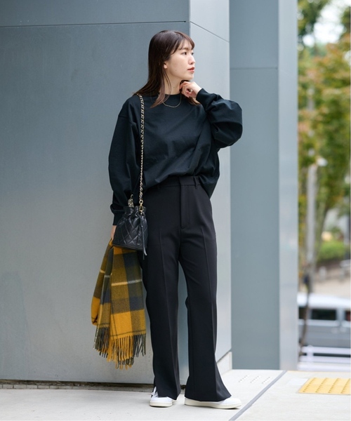 JOURNAL STANDARD（ジャーナルスタンダード）の「《追加5》タックスウェットシャツ（Tシャツ/カットソー・レディース・ホワイト/チャコールグレー/ブラック/モスグリーン/ブルー系その他・FREE）」の22枚目の写真