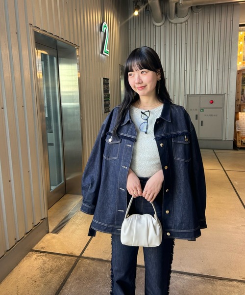 mellowneon（メロウネオン）の「フリンジデニムパンツ / SMサイズ展開 / セットアップ可能 / 高身長サイズ有り（デニムパンツ・レディース・ブルー・SMALL/MEDIUM）」の21枚目の写真