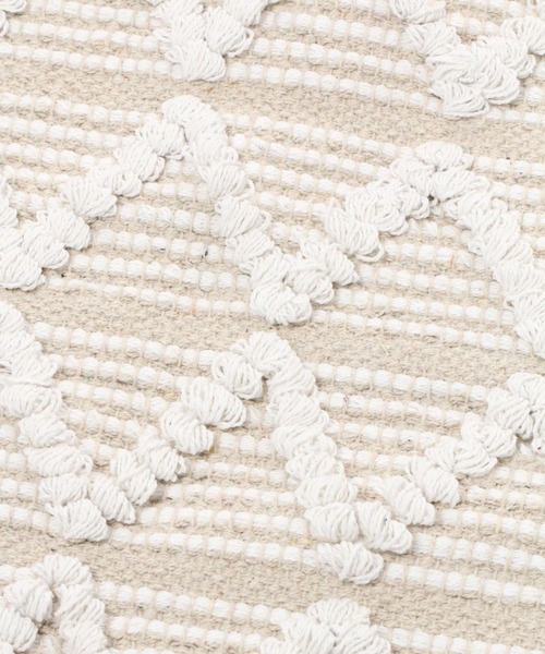 LAKOLE（ラコレ）の「ぽこぽこクッションカバー / 102705（クッション/クッションカバー・レディース・ホワイト/グリーン/ブラック・FREE）」の9枚目の写真