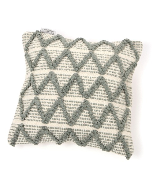 LAKOLE（ラコレ）の「ぽこぽこクッションカバー / 102705（クッション/クッションカバー・レディース・ホワイト/グリーン/ブラック・FREE）」の17枚目の写真