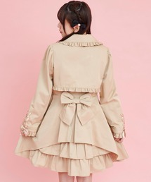 シークレットハニー　新品　フリルトレンチコート Secret Honey（シークレットハニー）の「ケープ付フリルトレンチ