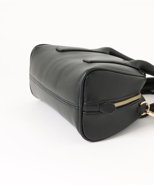 H.TOKYO(エイチトウキョウ)の「H.TOKYO × mimi / フェイクレザー ミニボストンバッグ/ハンドバッグ(ハンドバッグ・レディース・オフホワイト/モカ/ブラック・FREE)」の5枚目の写真