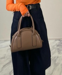 H.TOKYO × mimi / フェイクレザー ミニボストンバッグ/ハンドバッグ