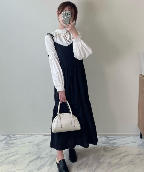 H.TOKYO(エイチトウキョウ)の「H.TOKYO × mimi / フェイクレザー ミニボストンバッグ/ハンドバッグ(ハンドバッグ・レディース・オフホワイト/モカ/ブラック・FREE)」の10枚目の写真