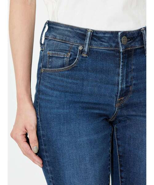 AMERICAN HOLIC（アメリカンホリック）の「スキニーフィットデニム（デニムパンツ・レディース・インディゴブルー/ブラック/ワンウォッシュ・M/S/XS/XL/L）」の14枚目の写真