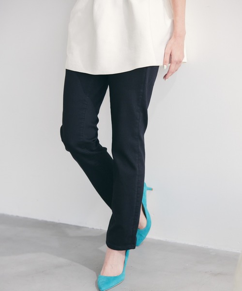 AMERICAN HOLIC（アメリカンホリック）の「スキニーフィットデニム（デニムパンツ・レディース・インディゴブルー/ブラック/ワンウォッシュ・M/S/XS/XL/L）」の9枚目の写真