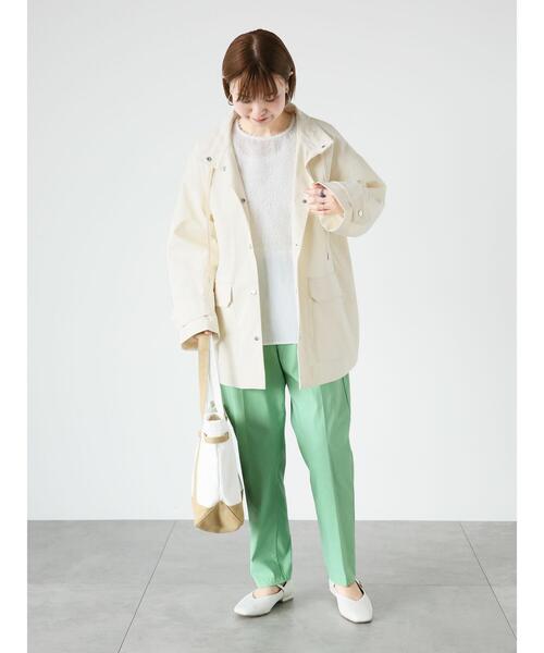 Lugnoncure(ルノンキュール)の「ストレッチテーパードパンツ(その他パンツ・レディース・ベージュ/ブラック/ネイビー/ピンク/グリーン・L/M/S)」の9枚目の写真