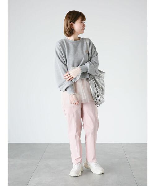 Lugnoncure(ルノンキュール)の「ストレッチテーパードパンツ(その他パンツ・レディース・ベージュ/ブラック/ネイビー/ピンク/グリーン・L/M/S)」の15枚目の写真