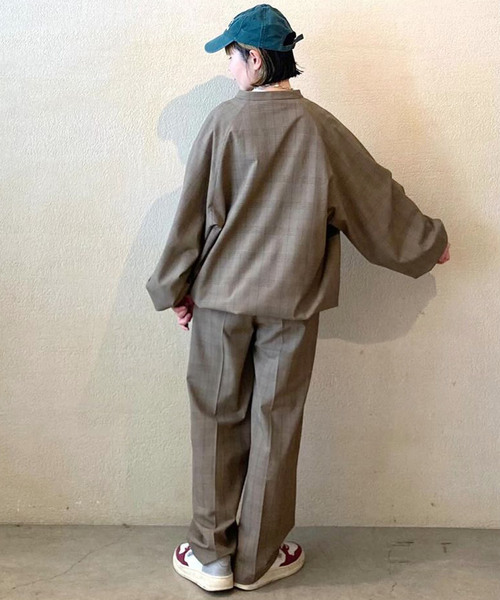 ジャーナルスタンダードラックス | TRチェック クロスオーバーパンツ JOURNAL STANDARD LUXE（ジャーナルスタンダード ラックス）の「TR