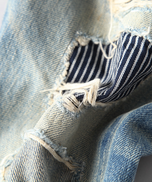 HYSTERIC GLAMOUR（ヒステリックグラマー）の「SP加工WRデニムストレートパンツ（デニムパンツ・メンズ・インディゴブルー・34inch/28inch/31inch/32inch/30inch/29inch）」の7枚目の写真