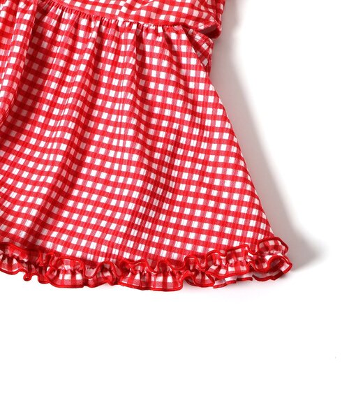 BREEZE（ブリーズ）の「キャンディーワンピース水着（水着・キッズ・ブラック/レッド・80/90/100/110/120/130/140）」の5枚目の写真