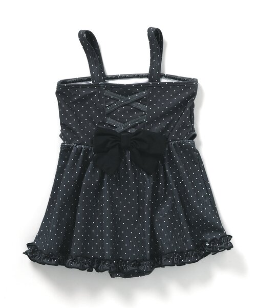 BREEZE（ブリーズ）の「キャンディーワンピース水着（水着・キッズ・ブラック/レッド・80/90/100/110/120/130/140）」の9枚目の写真